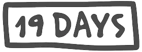 Logo for 19days